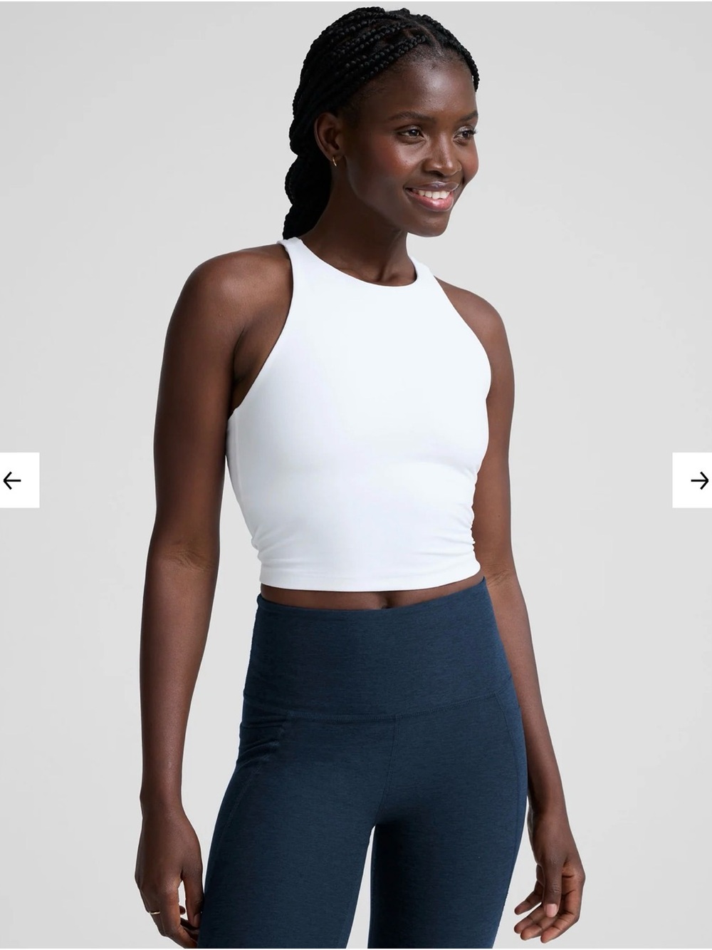 Beyond Yoga Spacedye Refocus Cropped Tank - leaf green, medium - Picture 4 of 6